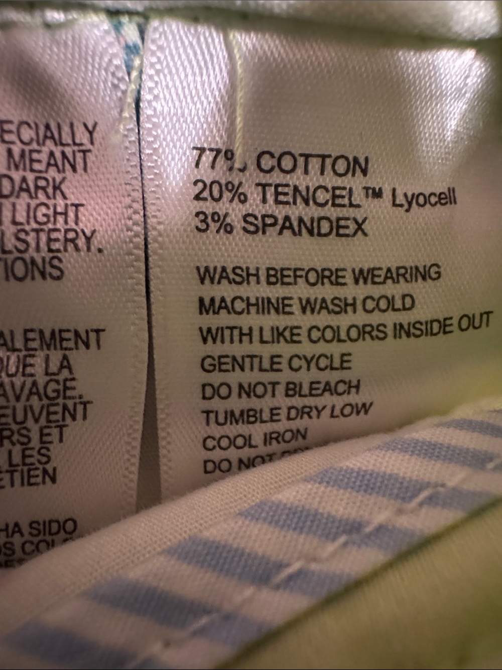 Tommy Bahama Light Lime Green High Waist Cotton Shorts - Picture 10 of 13